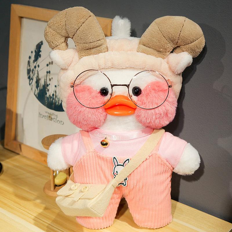 Hoodie Hyaluronic Acid Duck Plush Toy Doll Doll Hyaluronic Acid Little Yellow Duck Birthday Gift for Women