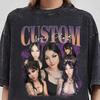 Comfort Colors® Vintage Custom Funny Rap Shirt, Vintage Custom Girlfriend Shirt, Custom Photo Vintage Tshirt, Vintage Graphic 90s Tshirt
