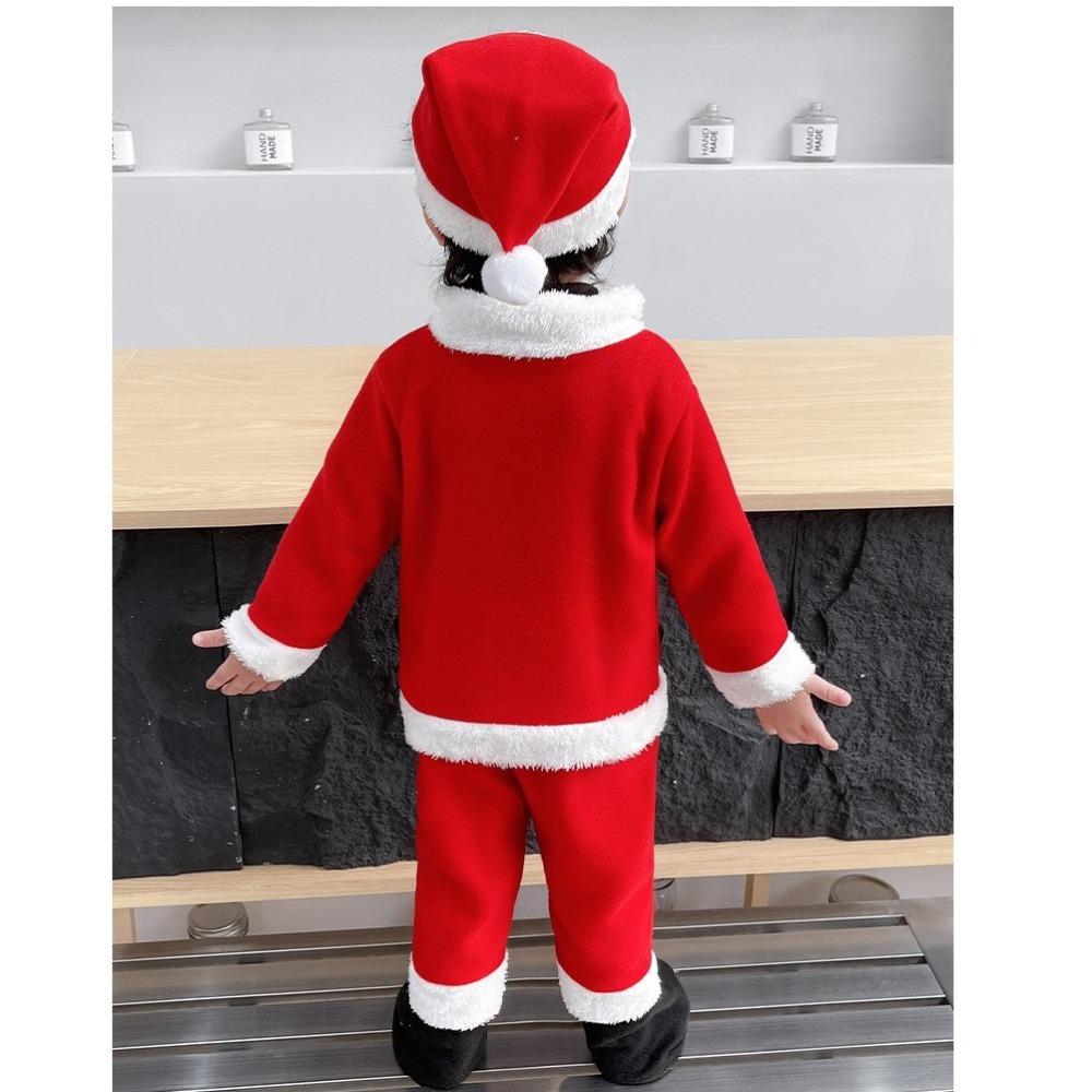 New Year Children Christmas Clothes Santa Claus Xmas Suit Wear Performance Clothing New Year Gift