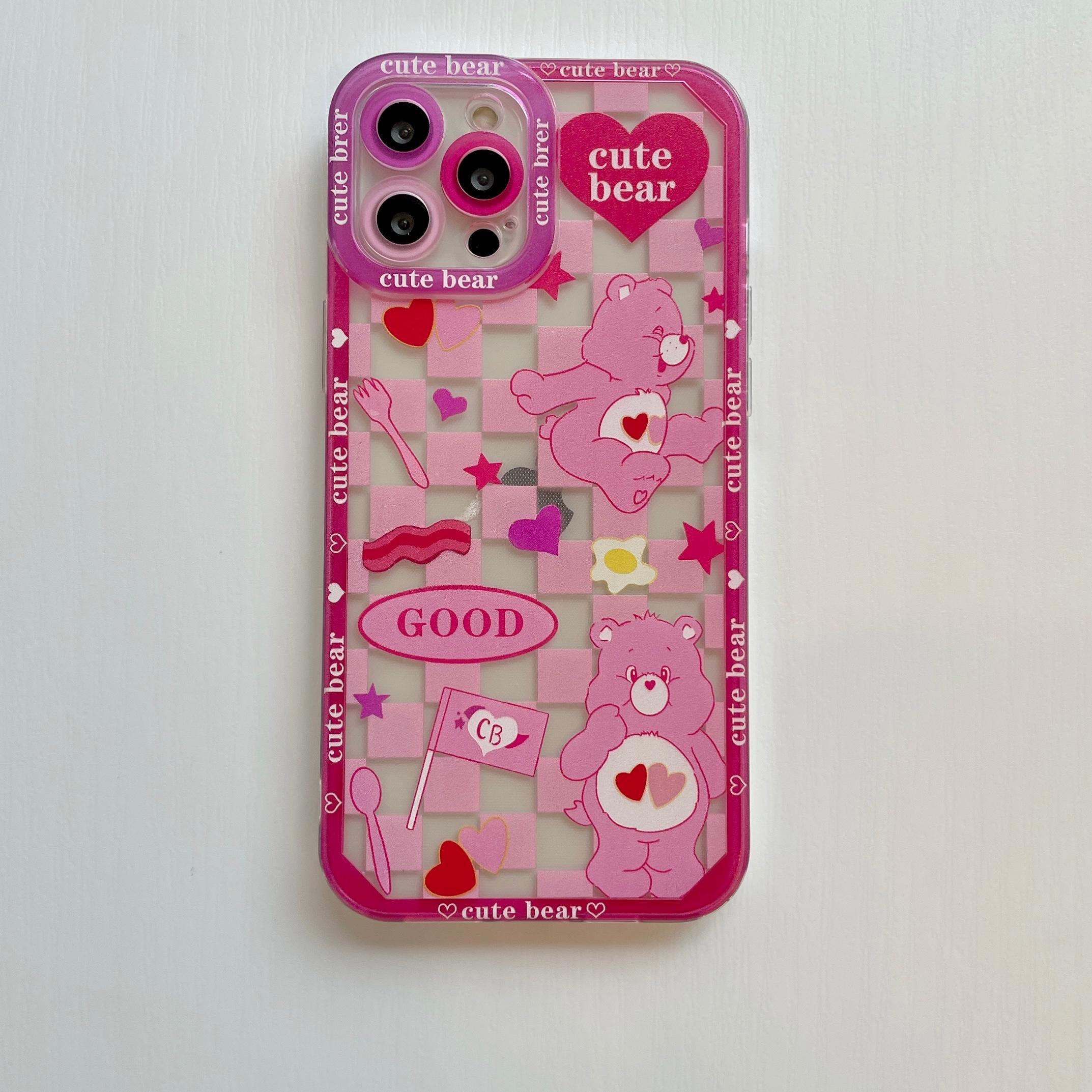 Custodia Peluche Colorata Per IPhone 12 Mini: Soffice Cover Con Ciondolo A Cuore, Morbida TPU, Per Ragazze - 2