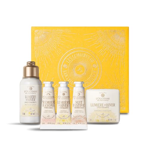 

L OCCITANE Lumiere Coffret Mini Cosmetic Assortment Gift Set, Perfect for Birthdays, Holidays, or as a Gift for Men or Women, Popular Moisturizing Gif