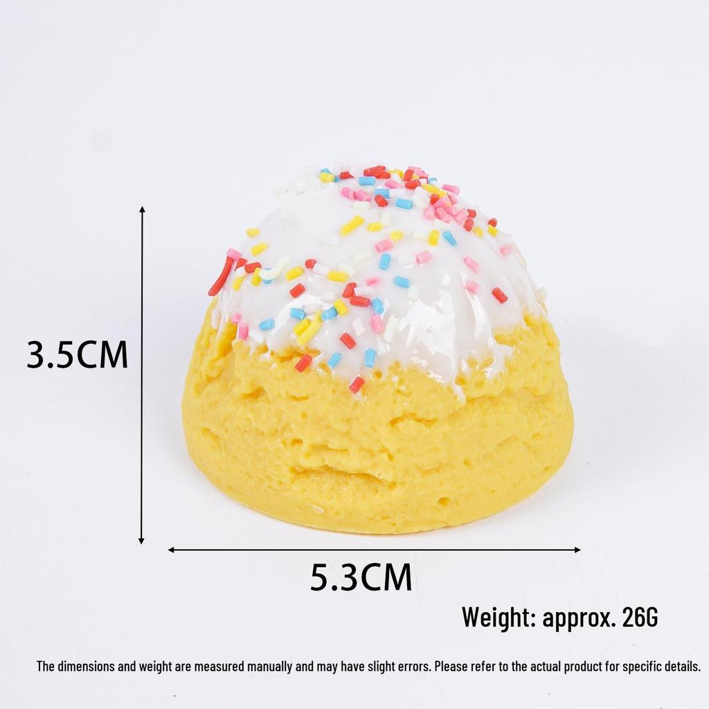 Simulated Jam Ice Cream Ball Toy - Fun Dessert Decoration
