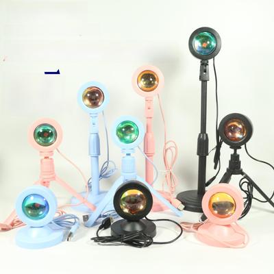 RGB Sunset Mini Desk Lamp: USB-Powered Atmosphere Light