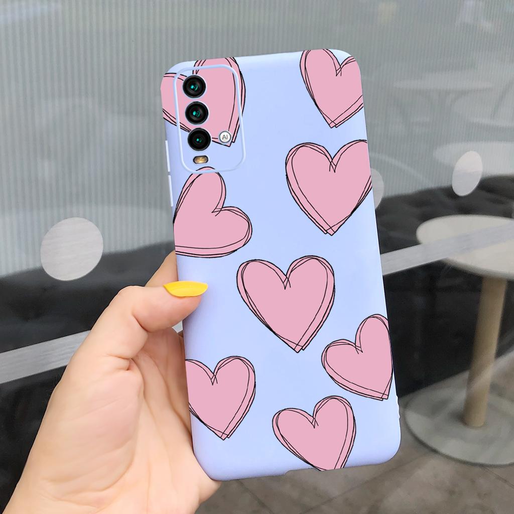 Case For Xiaomi Redmi 9T Case on Redmi 9T Soft Silicone Back Cover Funda For Xiaomi Redmi 9T Candy Color TPU Bumper Cute Cases