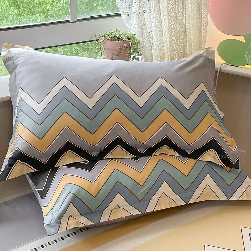 2025 New Style 100% Cotton Pillowcase Pair - 48x74cm Single Pack Pillow Cover