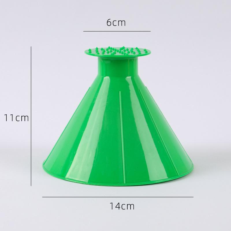 Auto Ice Scrape Funnel Car Window Glass Cleaning Tool Windshield Snow Remove Shovel Cleaning Brush Home Windows Glass Clean Tool