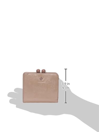 Jill Stuart Women's Slim Wallet with Bifold Clasp, Breeze, Antique Glitter, with Original Charm, JSLW4AS1