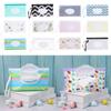 Flip Cover Cosmetic Pouch Portable Tissue Box Fashion Wet Wipes Bag