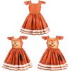 Hoppers Kinder Biber Verwandlung Cosplay Kleid Mit Cartoon Aufdruck Für Kinder Alter 3 Bis 8