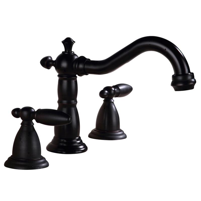 Mussel Retro French Brass Double Handle Faucet