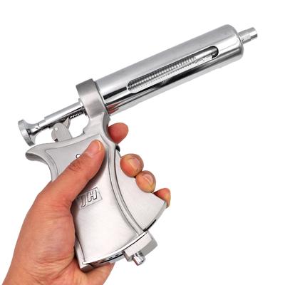 Seringă Ajustabilă Continuă 50ml Semi-Automată Metal Animale Vaccin Injector Instrumente pentru Cal Oaie Bovine Porc Injectare