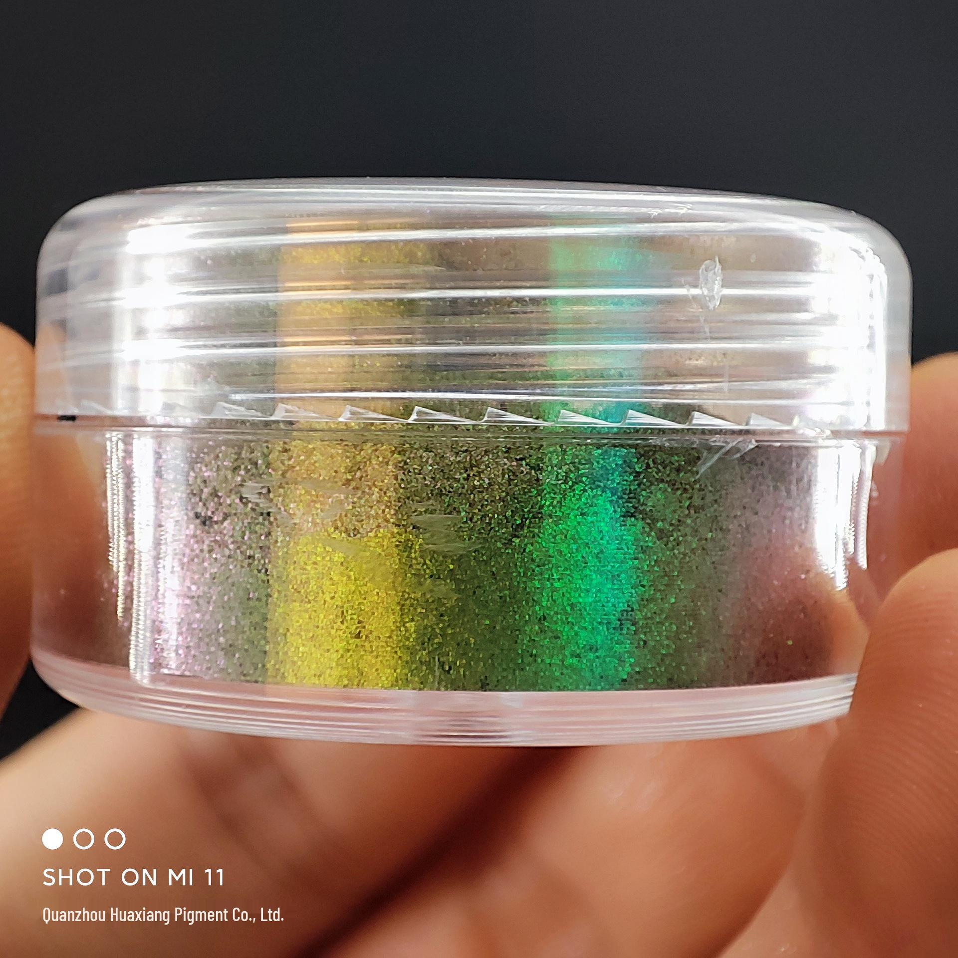 

Chameleon Color-Changing Nail & Eye Glitter Powder Set