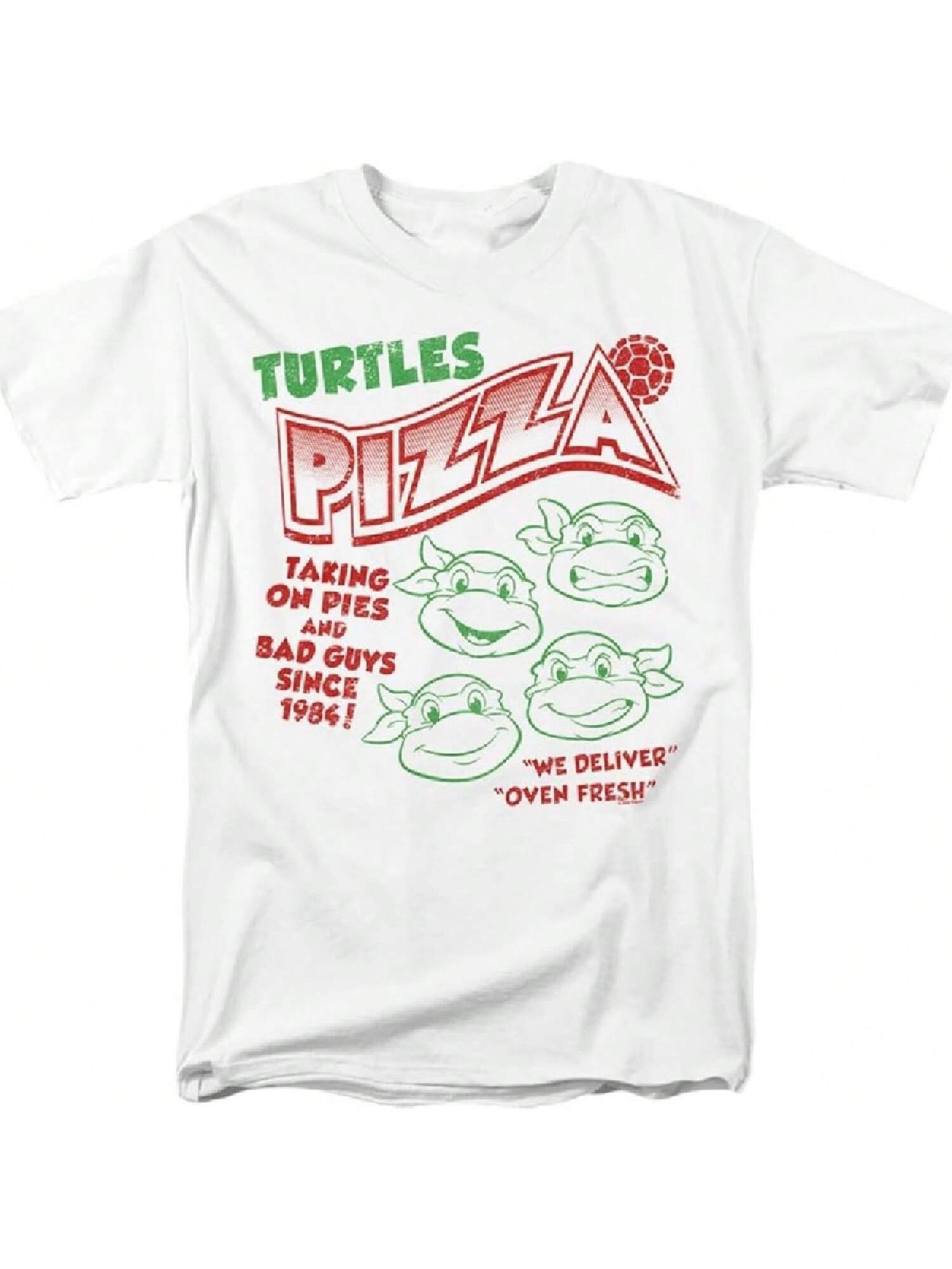 Popfunk Classic TMNT  Turtles Pizza Unisex Adult T Shirt S разноцветный