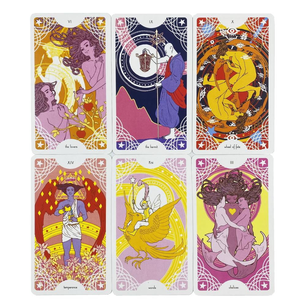 Star Spinner Tarot Cards English Version Fun Fairies Board Games Playing Family Party Entertainment With PDF