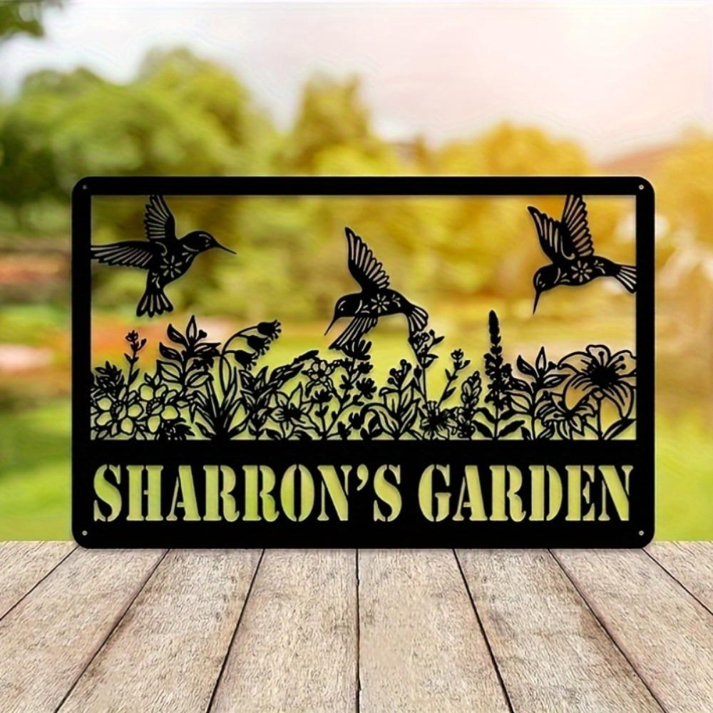Unique Customizable Metal Sign Wall Decor for Party Door Living Room Outdoor Courtyard Valentine Gift