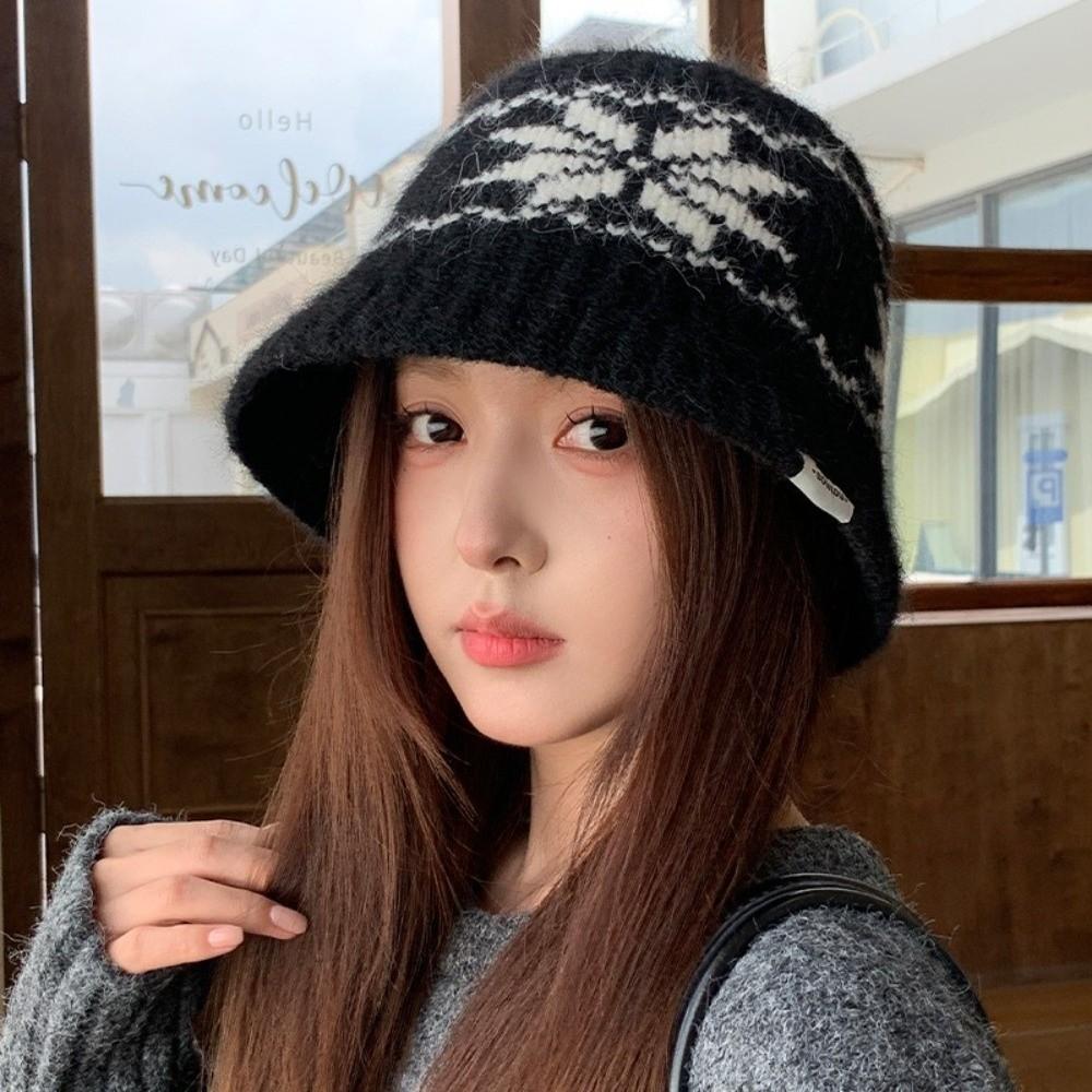 Autumn Winter Beanies Hat Warm Fisherman Cap Fashion Basin Cap for Women