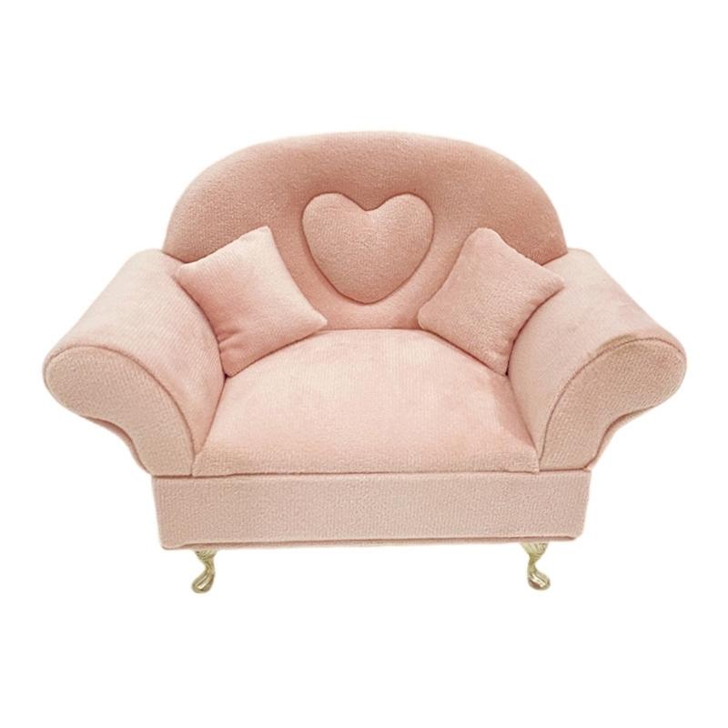 Miniature 1/6 Scale Dollhouses Furniture Sofa Jewelry Storage Box for Doll House Accessories
