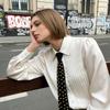 Modern Punk Snapon Necktie With Arrow Design For Casual Daily Wear