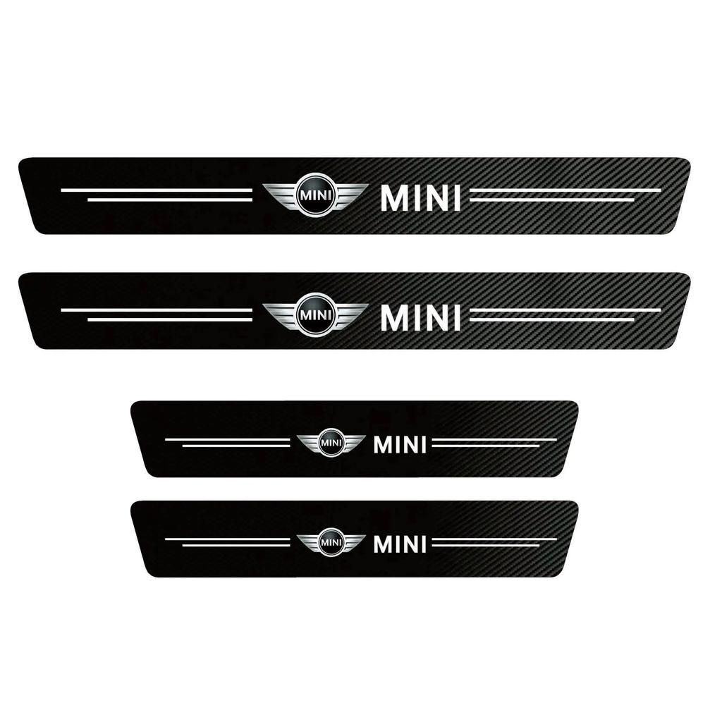 Car Door Carbon Fiber Sill Protector Sticker For Mini Cooper One JCW F54 F55 F56 F57 F60 R50 R52 R53 R55 R56 R57 R58 R59 R60 R61 Uylez55