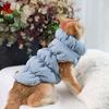 Polyester/Cotton Warm Dog Turtleneck Coat Soft Warm Winter Warm Dog Jacket With D Rings Comfortable