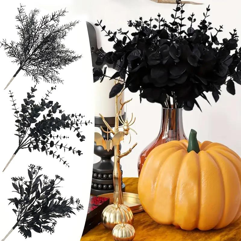 Halloween Artificial Tree Branches Gothic Black Series Ornament Plastics Party Decoration 8 Styles