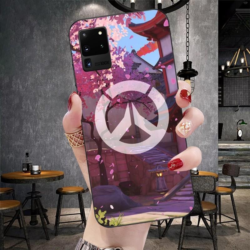 

Чехол для телефона Overwatch Ow Game для Samsung Galaxy S6 S7 S8 S9 S10 S21 S22 Plus, ультрамягкий черный чехол для телефона Galaxy S6 Edge