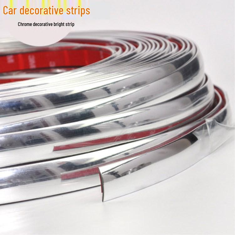 Universal Chrome Trim Decoration for Car Windows and Door Edges