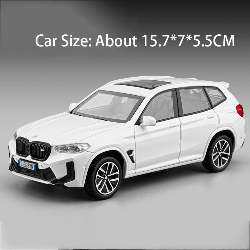 1:32 Scale LX570 X3M Car Model Toy Doors Opened Sound Light Models Pull Back Alloy Diecast Vehicle for Enthusiasts Surprise