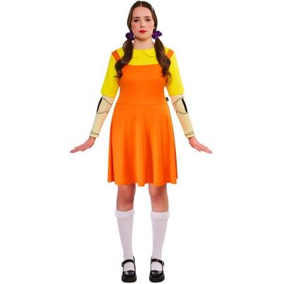 Squid Game Womens/Ladies Doll Costume