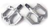 WELLGO Aluminum Flat Pedals, Thin Type M195, Silver [Parallel Import]