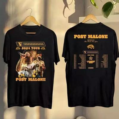 Post Malone The F-1 Trillion Tour 2024 Shirt Tour Fan Gift S-5XL Unisex T-Shirt