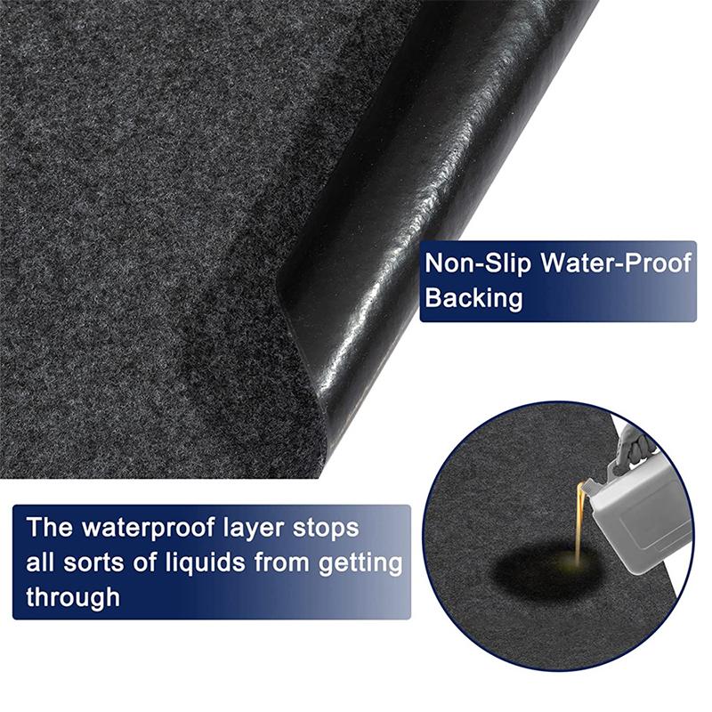 

Ремонт автомобиля коврик для ползания коврик для перемещения войлочный водонепроницаемый маслостойкий мягкий впитывающий моющийся защитный коврик для пола под автомобилем 50x50cm серый