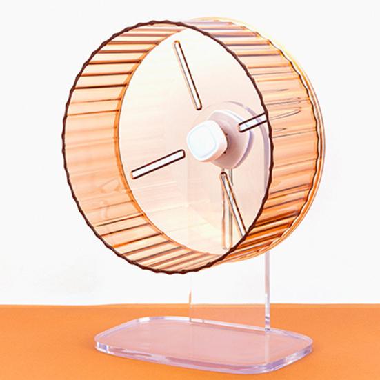 Hamster Wheel Easy To Install Pet Running Wheel Transparent Hamster Exercise Toy Small Pets Supplies