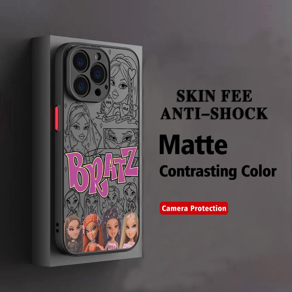 HOT Cute Girl B-Bratz Phone Case For iPhone 17 16e 16 15 14 13 12 11 Mini Pro Air Max X XR XSMax 7 8 6 Plus Matte Clear Cover