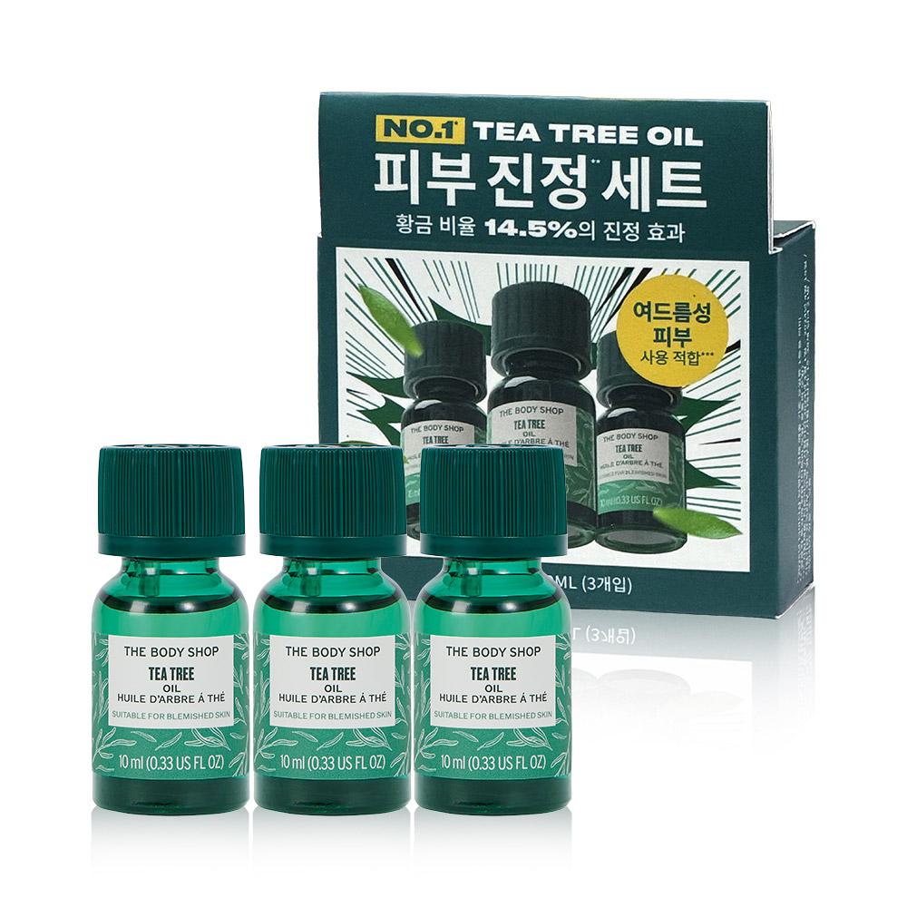 

[The Body Shop] Tea Tree Oil 10ML Trio Total 30ML Gift Set with Shopping Bag