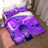 Anime Omori Printed Bedding Set All Seasons 3 Piece Double Duvet Cover Set Twin King Size Bedclothes Home Textile