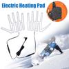 1/2Pair Five-Finger Gloves Heating Pad Carbon Fiber 5V Glove Heating Sheet Thermal Insulation for Outdoor Skiing
