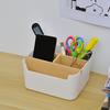 5-Slot Bamboo Desk Organizer - Pen, Jewelry & Makeup Storage Box. Home & Office Multipurpose Organizer.