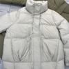 Autumn Winter Down Jacket Women's Mid Length Stand Up Collar Thickened Jackets