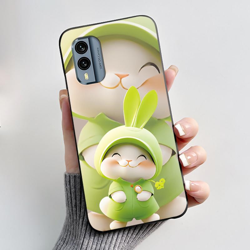 Casing For Nokia X30 5G Anti-scratch Bumper Soft Shell For Nokia XR21 Beautiful Brightly Colored Sunflower Pattern Black Case