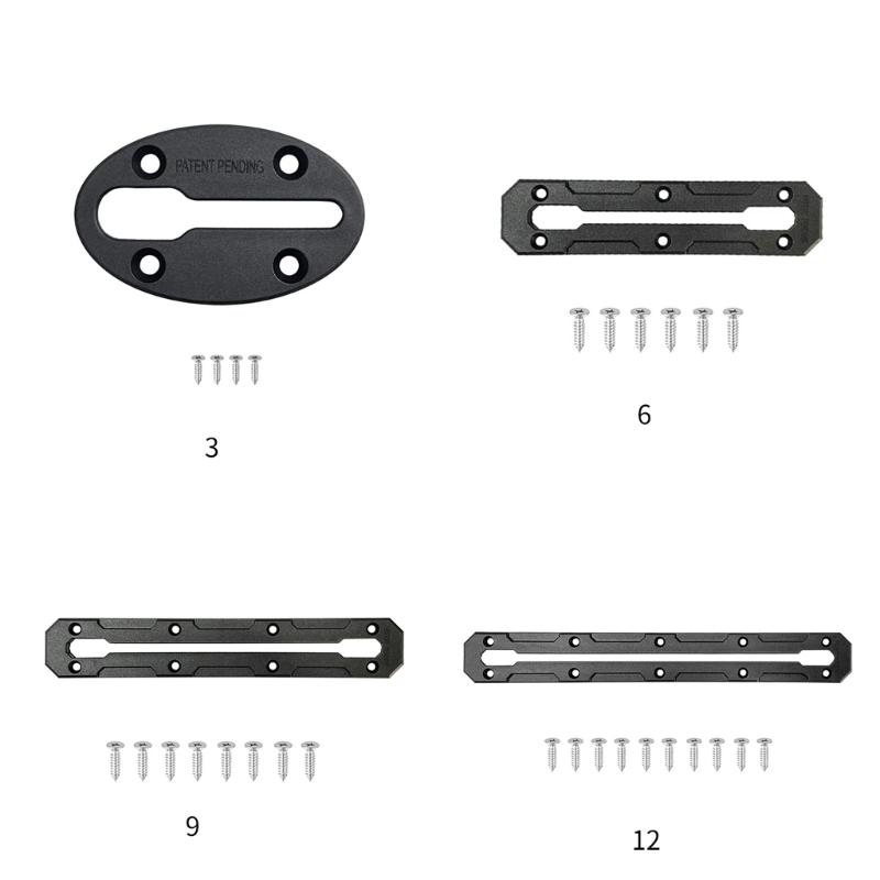 2set Kayak Low Profile Track Replacement Slide Track Rail Bracket Kayak Accessories Mount Track Easy To Install