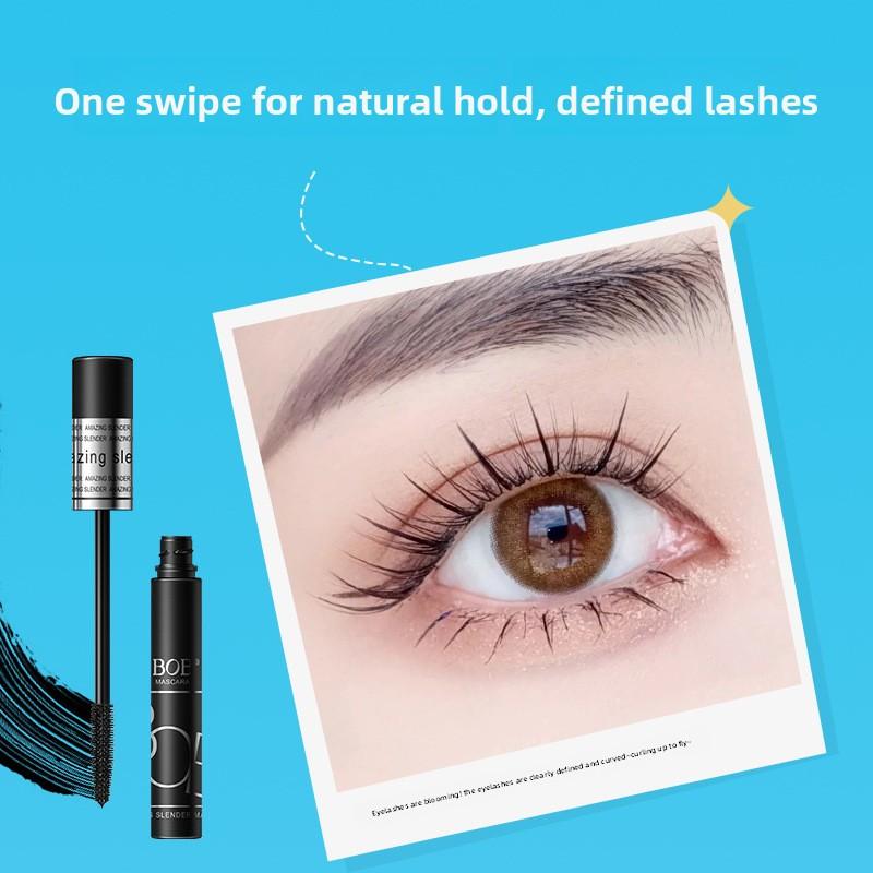 BOB mascara waterproof lengthened non-smudging slender dense curled natural long-lasting setting eyelash base makeup