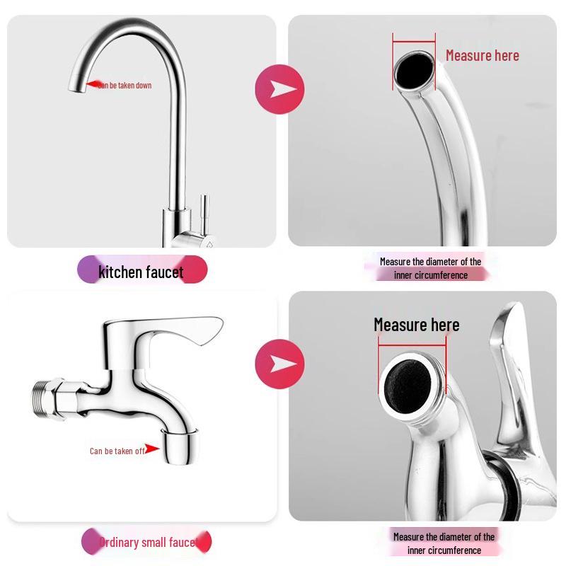 Faucet Aerator Water Purifier Adapter, 4-point To M22 Fine Thread Connector