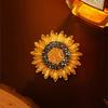 Winning The Championship with Diamond-encrusted Sunflower Brooch, High-end Sunflower Flower Brooch, and Elegant Plant Corsage