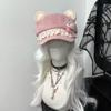 3D Cat Ears Cake Cat Ears Cap Lightweight Cat Ear Cap New Newsboy Cap  Party Wear