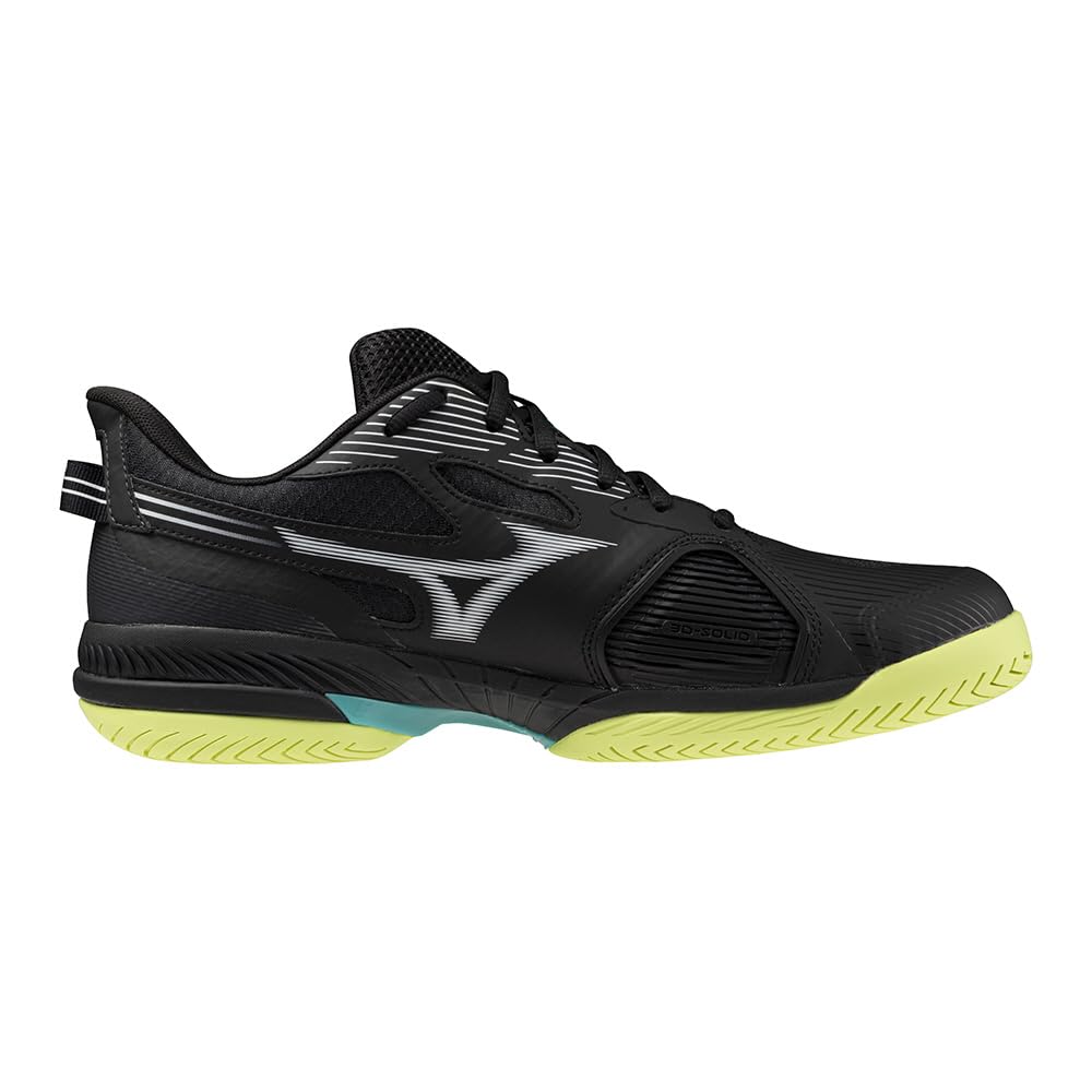 Tennis Shoes Wave Exceed 5 AC All Court Club Activities Lightweight Soft Tennis Hard Tennis Black x White x Yellow cm 4E [Mizuno] 27.0