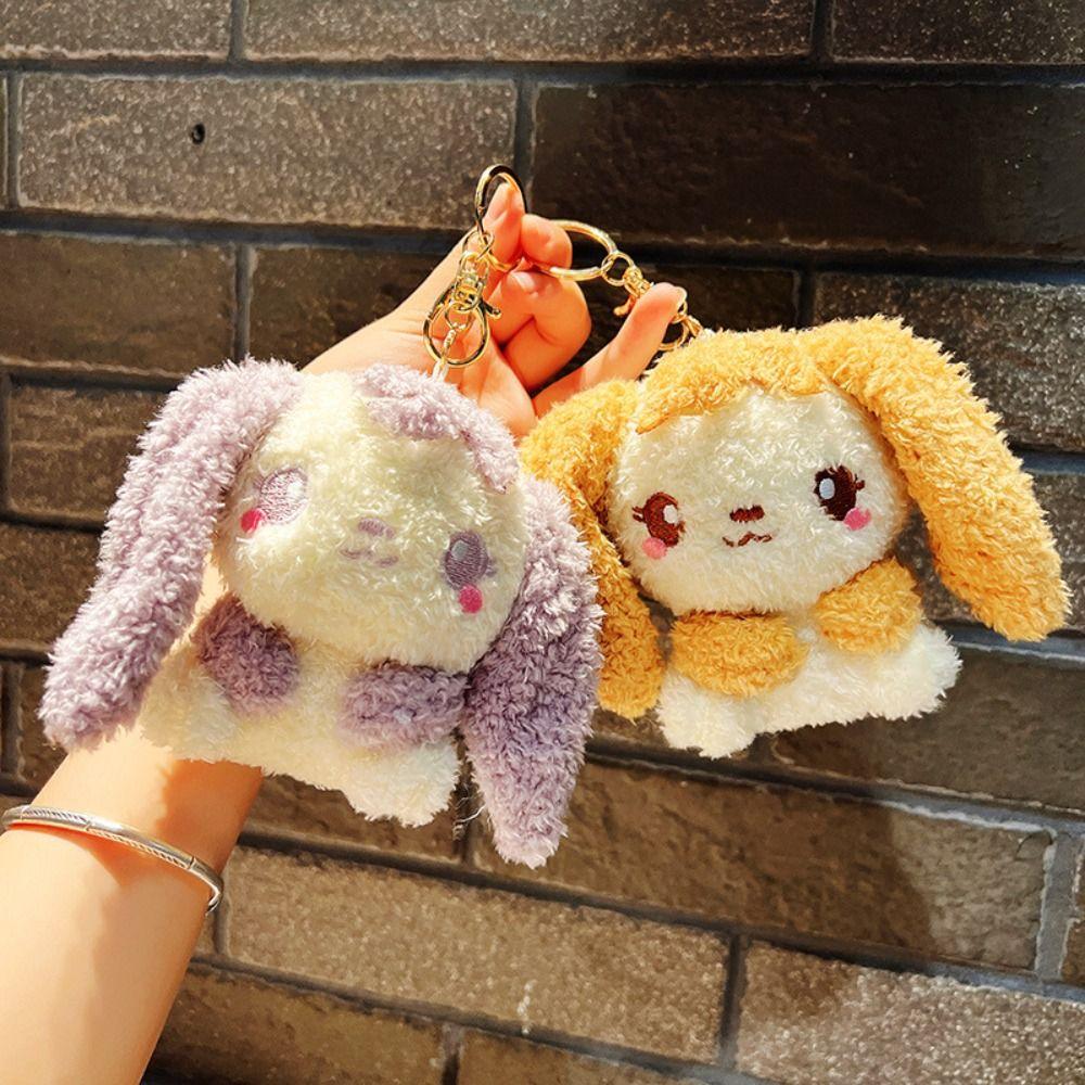 

Ювелирный подарок, бархатный брелок с кроликом, подвеска для мобильного телефона, плюшевый брелок с кроликом, брелок с плюшевым кроликом