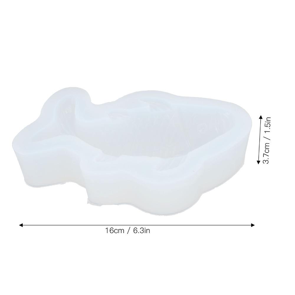 Waffle Mold Silicone Fish Silicone Mold Fish Reusable Chocolate Mould White 3.7 x 16cm Silicone Koi Fish Mold Cake Decorating