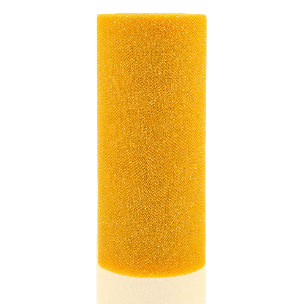 1 Rolle Premium Polyester-Netz-Tüllband für Geschenkverpackung, Blumendekoration, Basteln, Hochzeitsfeier-Dekorationen, Tüll