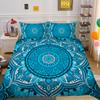 3D Beautiful Mandala Printing Woman Bed Set Cover Double Size Duvet Cover Polyester Comforter Cover Suit